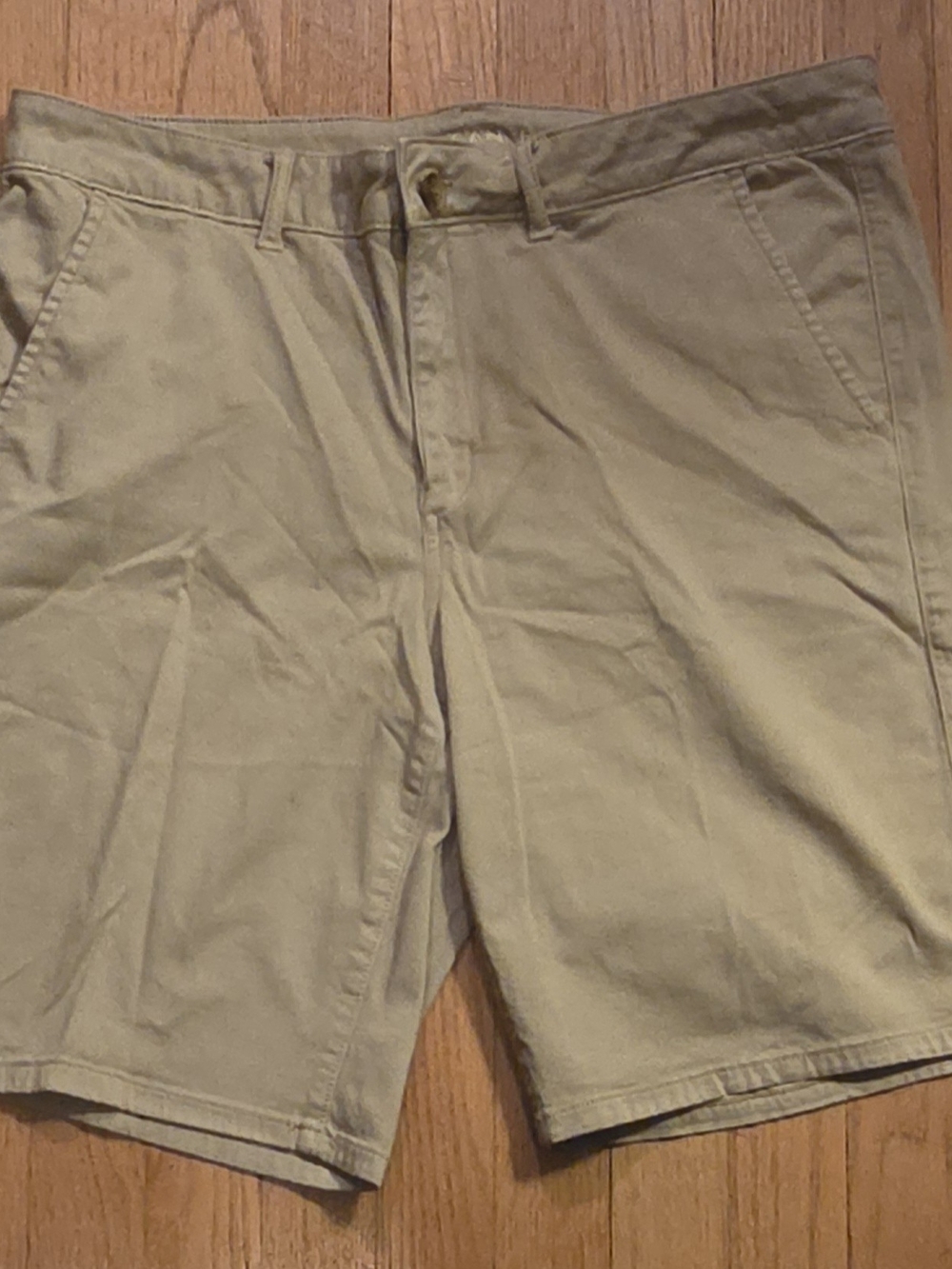 American Eagle Outfitters Women’s Flat Front Shorts - Khaki